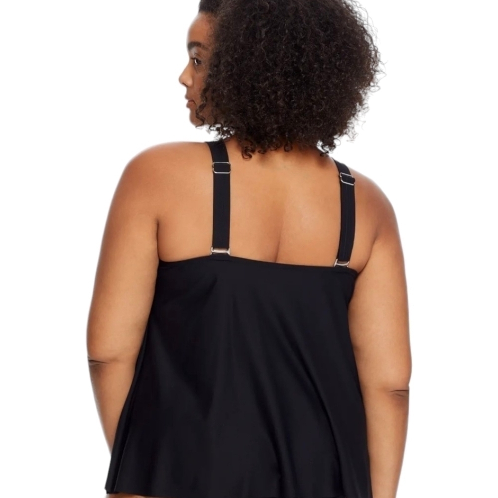Birdsong Plus Eco Onyx Keyhole Underwire Tankini Top 24 G/H 44H 46G 48DDD New - Picture 6 of 13